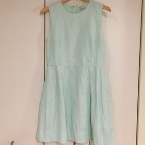 Gap Seafoam Pleated Dress
